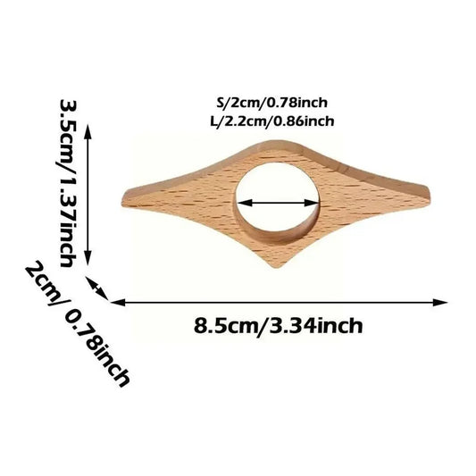 Hot Wooden Thumb Bookmark – One-Hand Reading Support & Page Holder